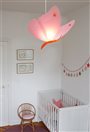 Suspension chambre enfant papillon fille rose orange