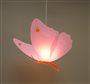 Luminaire enfant papillon rose et orange